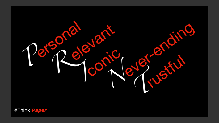 ThinkPaper Wortbild PRINT